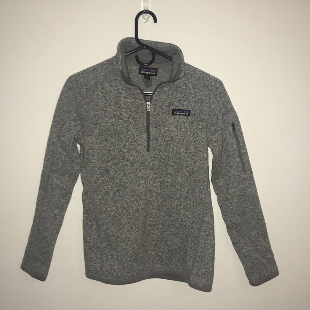 Patagonia Women 1/4 Zip Better Sweater Grey XS